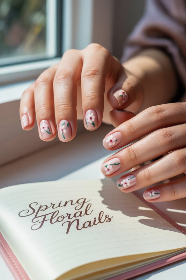 Spring Floral Nails for Fresh Looks