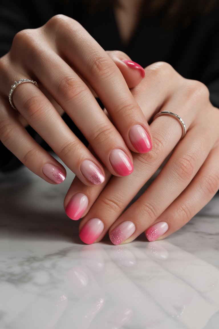 Pink Ombre Nails That Last Long
