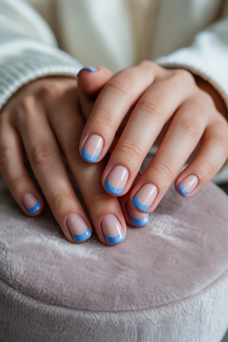 Blue French Tips That Are Underrated