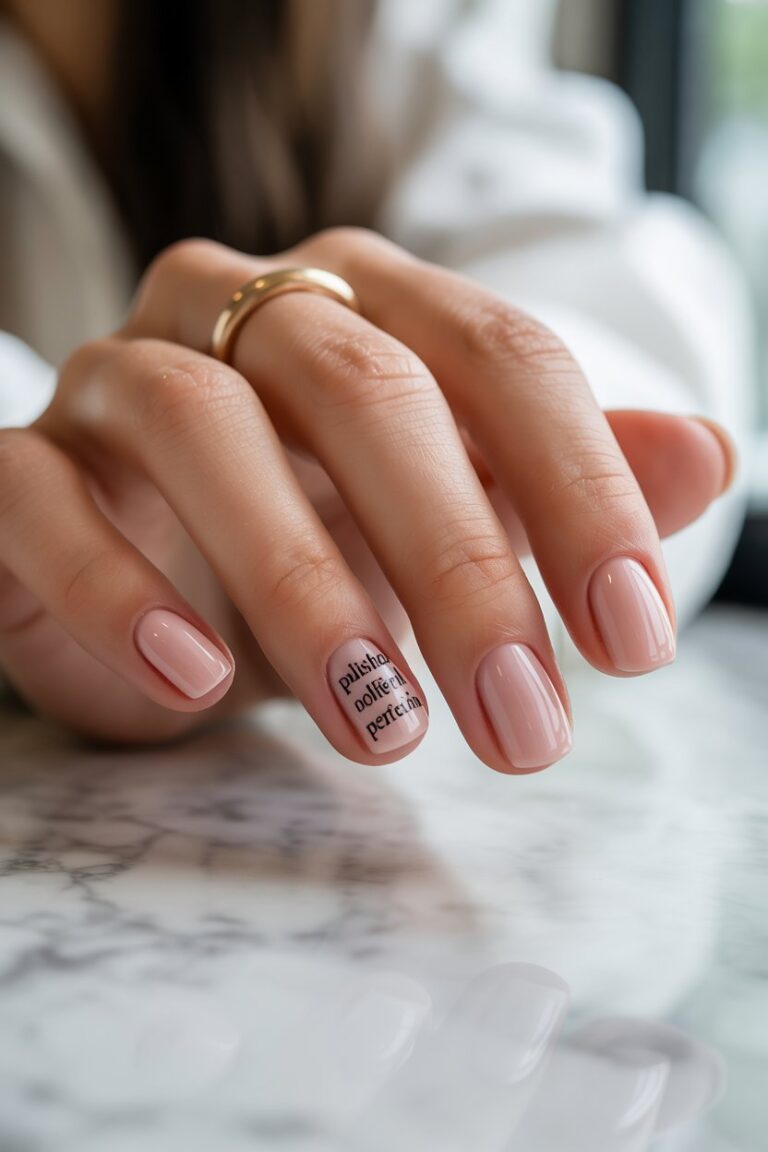Short Acrylic Nails That Look Elegant